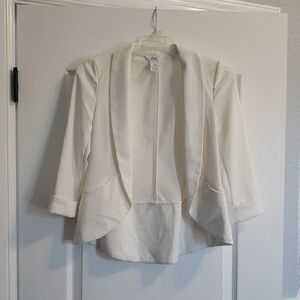 Elegant Candies White Women's Blazer